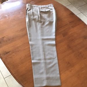 Jaymar-Ruby Vintage 34 x 30 men’s pants w buttons for suspenders, pleated front.